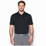 Under Armour Tech Golf Polo - Men's Black/Graphite/Graphite