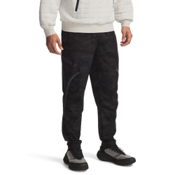 Men's - Under Armour Unstoppable Cargo Pants  - Black/Black