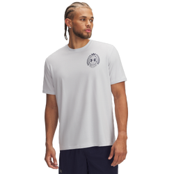 Men's - Under Armour Athletics Club Court T-Shirt - Grey/Navy