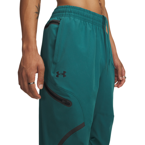 Under Armour Men's Unstoppable Cargo Pants, Medium, Rack Green/Black