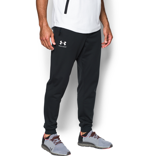 

Under Armour Mens Under Armour Sportstyle Joggers - Mens Black/White Size M