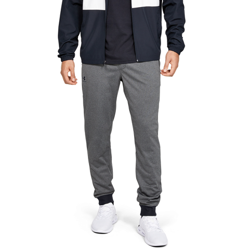 

Under Armour Mens Under Armour Sportstyle Joggers - Mens Carbon Heather/Black/Black Size L