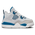 Jordan Retro 4  - Boys' Toddler Off White/Military Blue/Neutral Grey