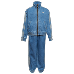 Boys' Preschool - adidas Originals Denim Originals Firebird Set  - Blue/Blue