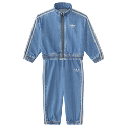 Boys' Toddler - adidas Originals Denim Originals Firebird Set  - Blue/Blue