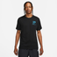 Nike T-shirt Heatwave LBR - Pour hommes Noir/Bleu clair