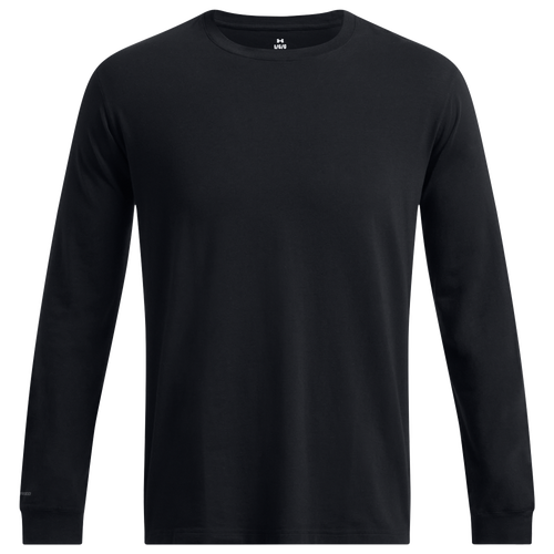 Under Armour Icon Charged Cotton Long Sleeve - Under Armour Ultimate Black/Castlerock