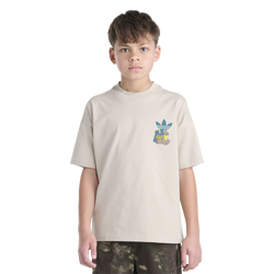Boys' Grade School - adidas Originals Turtle T-Shirt  - Green/Tan