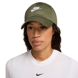 Adult - Nike NSW H86 Futura Wash Cap  - Medium Olive/White