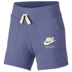 Girls' Grade School - Nike Gym Vintage Shorts - Purple Slate/Sail