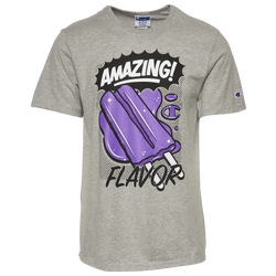 Men's - Champion Favor vs Flavored Popsicle T-Shirt - Grey/Purple