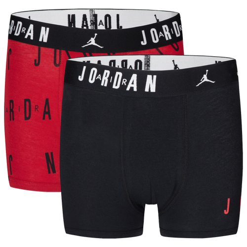 

Boys Jordan Jordan Flight Essentials Underwear 2 Pack - Boys' Grade School Black/Black Size L