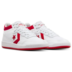 White/White/Enamel Red