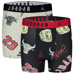 Boys' Grade School - Jordan MJ Essentials Boxer Briefs - White/Black