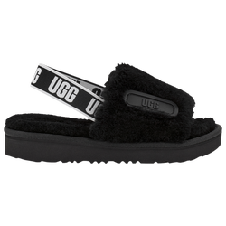 Girls' Grade School - UGG Disco Slide - Black/Black