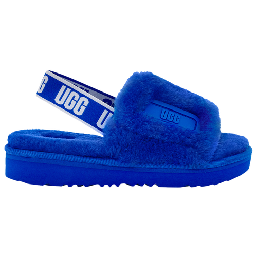 

UGG Girls UGG Disco Slide - Girls' Grade School Shoes Blue/Blue Size 05.0