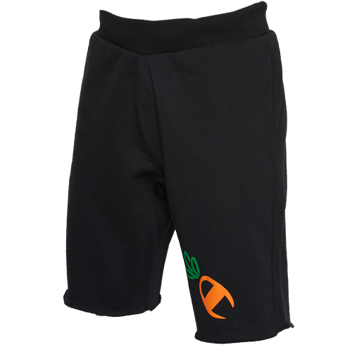 

Champion Mens Champion Reverse Weave Shorts - Mens Black/Orange Size L