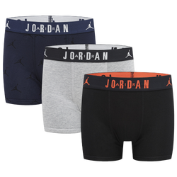 Boys' Grade School - Jordan Flight Essentials Underwear 3 Pack - Black/Navy/Gray
