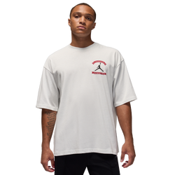 Men's - Jordan MJ Reissue Oversized Short Sleeve Crew CLD  - Summit White/Summit White