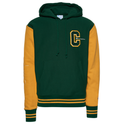 Men's - Champion Varsity Hoodie - Green/Yellow
