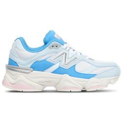 Girls' Grade School - New Balance 9060  - White/Pink/Blue