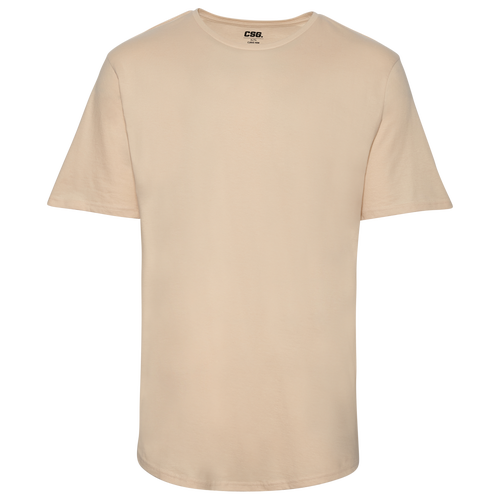

CSG Curve Hem T-Shirt - Mens Chalk Size L