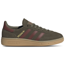 Boys' Grade School - adidas Originals Handball Spezial  - Focus Olive/Cream/Fox