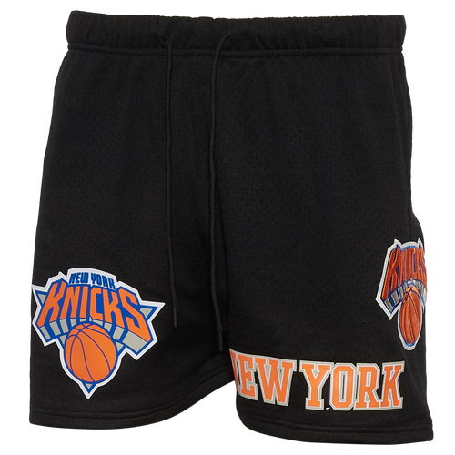 

Pro Standard Mens Pro Standard Knicks Mesh Shorts - Mens Black/Black Size L