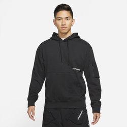 Men's - Jordan 23 Engineered Fleece Pullover Hoodie  - Black/White