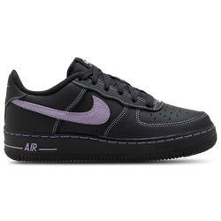 Boys' Grade School - Nike Air Force 1 LV8 4  - Purple/Black