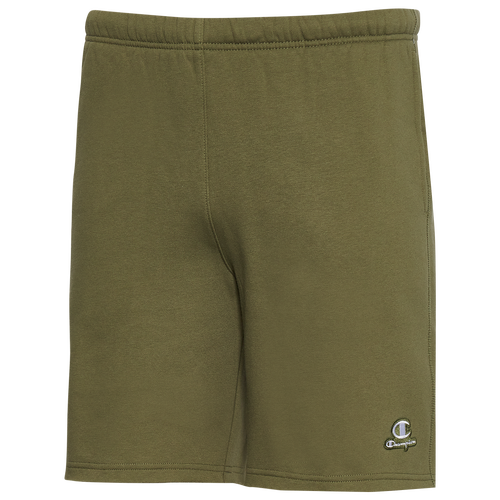 

Champion Cut Off Classic Fleece 8" Shorts - Mens Cargo Olive/White Size XXL