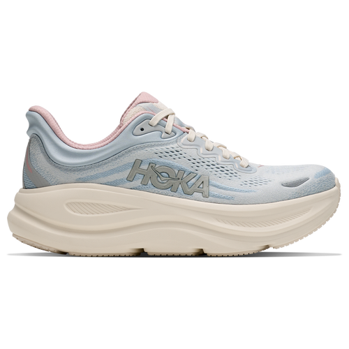 WOMENS - HOKA Bondi 9 GLM - Alabaster/Mineral Blue