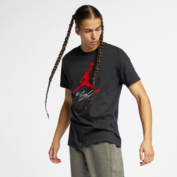 Men's - Jordan Jumpman Air HBR T-Shirt  - Black/Gym Red