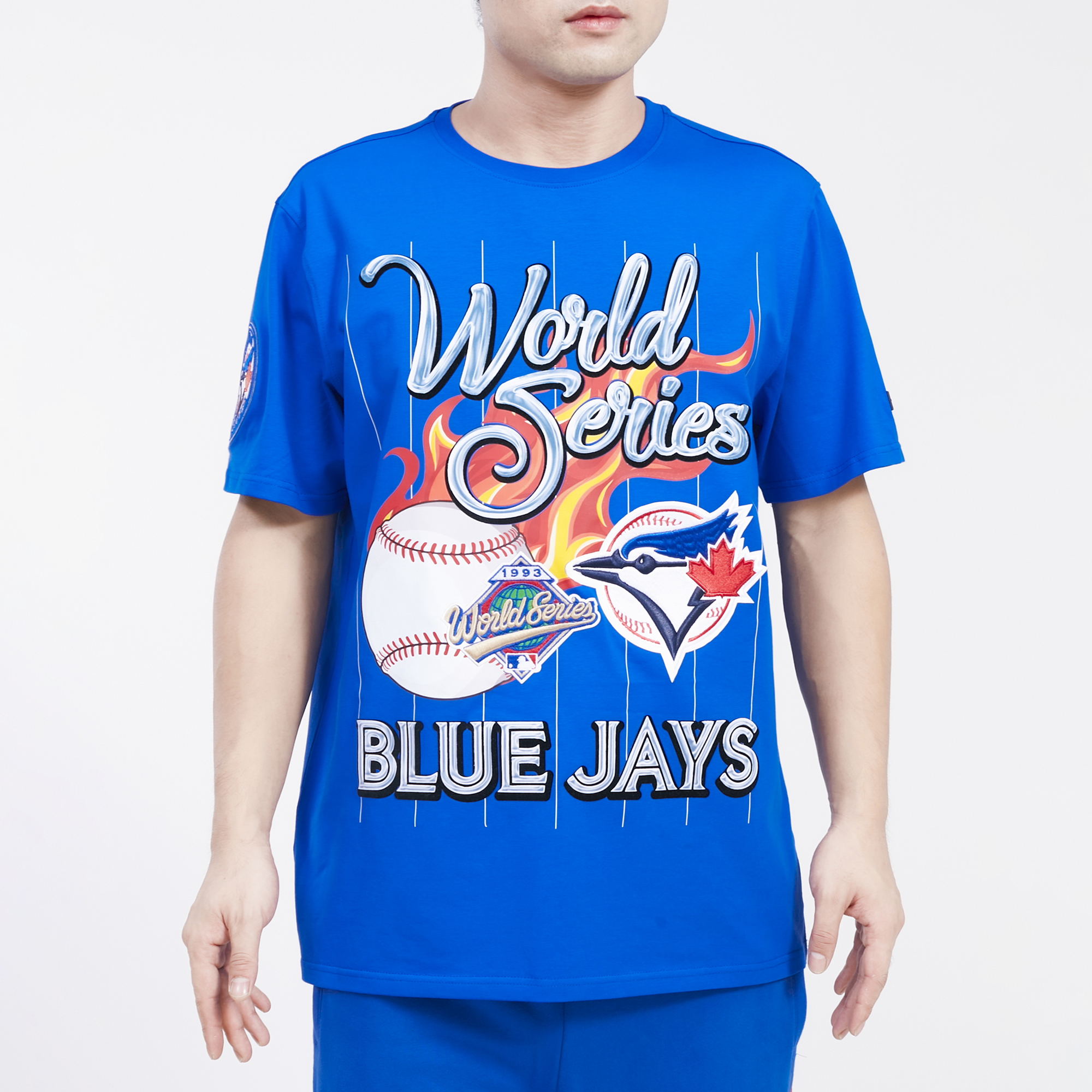 Pro Standard Blue Jays Chrome T-Shirt