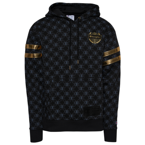 Champion Mens World Class Classic Hoodie In Black gold ModeSens