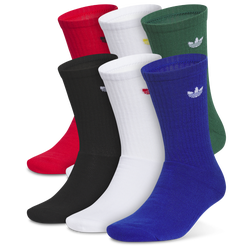 Pour hommes - adidas Paquet de 6 paires de chaussettes de marin Originals Trefoil 2.0 - Collegiate Green/Better Scarlet/Collegiate Royal