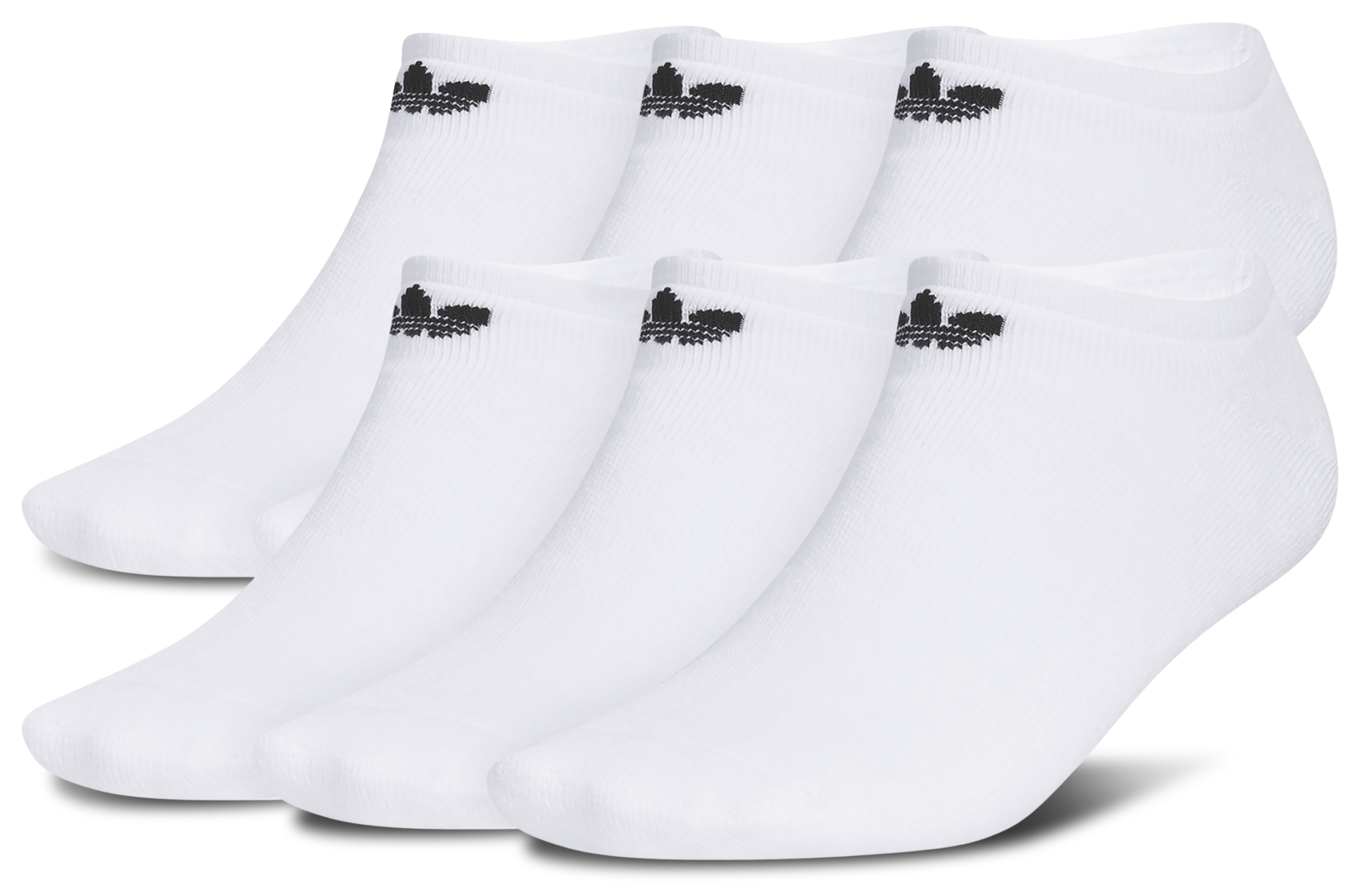 adidas Originals Trefoil No-Show Socks 6-Pack  - Men's