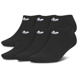 Men's - adidas Originals Trefoil No-Show Socks 6-Pack  - Black