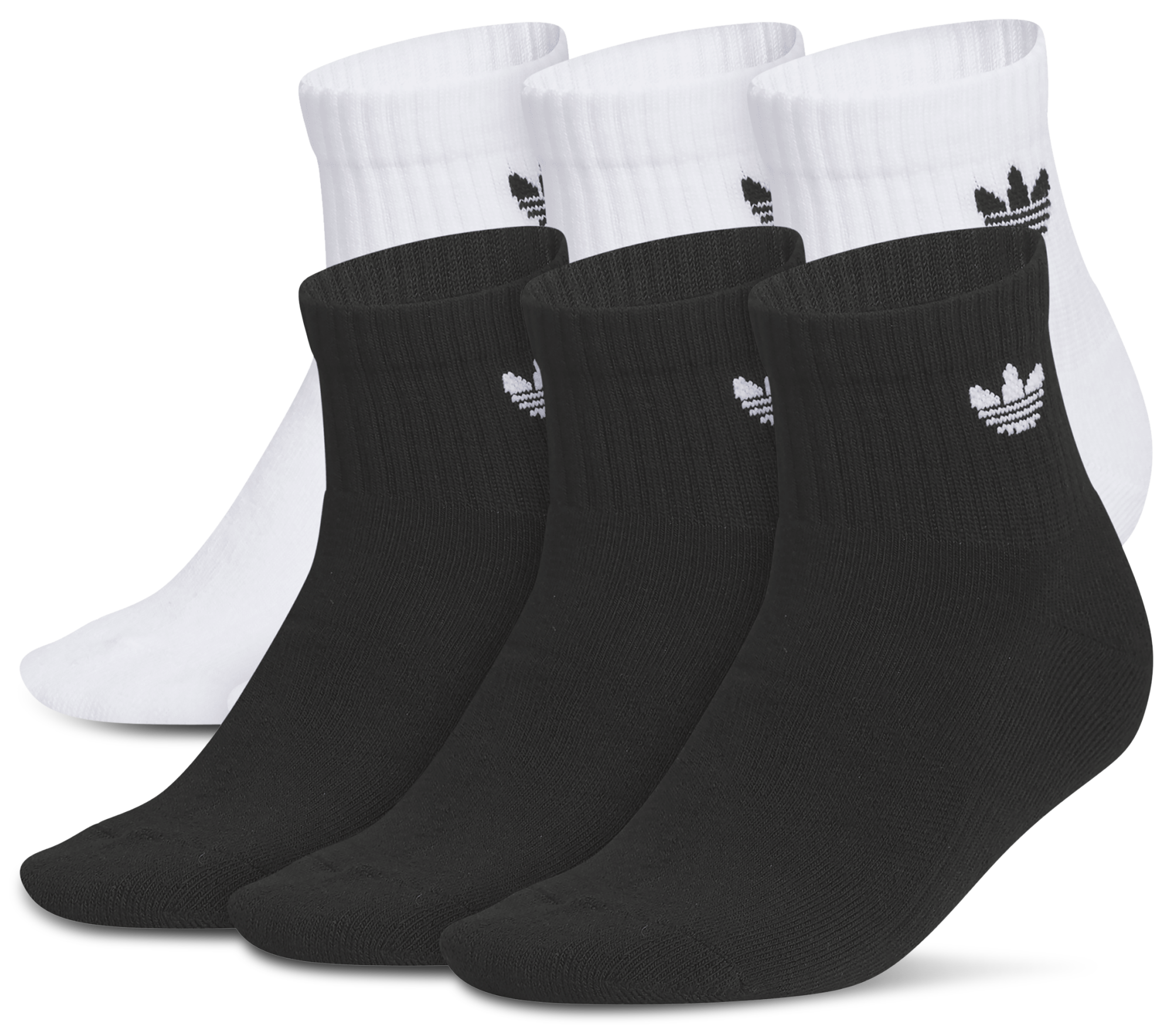 adidas Originals Trefoil 2.0 Quarter Socks 6-Pack  - Boys' Grade School