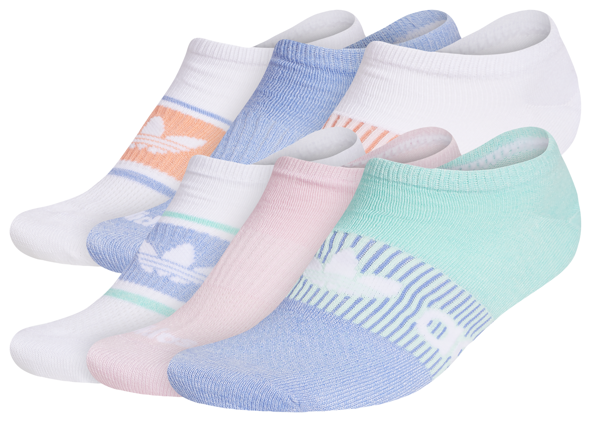 adidas Originals Gradient SL 6 Pack No Show Socks