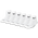 Nike Paquet de 6 paires de socquettes Performance Basic - Garçons, maternelle Blanc/Blanc