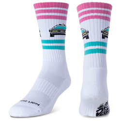 Men's - Jimmy Lion Athletic Delorean Socks  - White/Multi