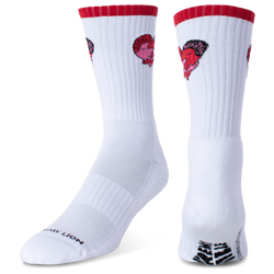 Men's - Jimmy Lion Athletic Forever Always Socks  - White/Multi