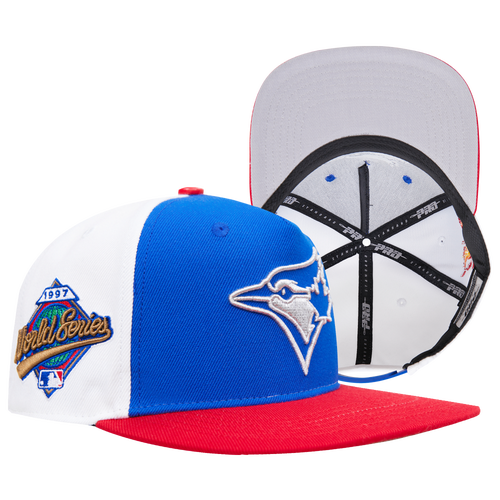 

Pro Standard Pro Standard Blue Jays Chrome Wool Snapback - Adult Royal/Red Size One Size