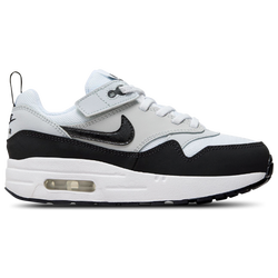 Boys' Preschool - Nike Air Max 1 EasyOn  - Summit White/White/Black