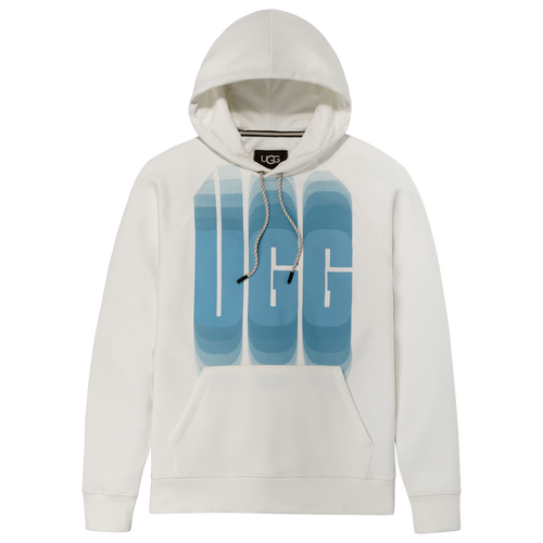 

UGG Mens UGG Terrance Hoodie - Mens White/Blue Size XL