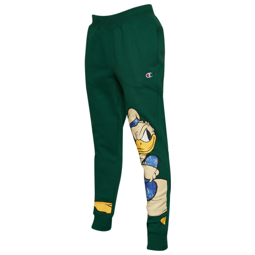 

Champion Mens Champion Reverse Weave Disney Figure Fleece Pants - Mens White/Green Size XXL