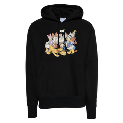 Men's - Champion Reverse Weave Disney Friends Fleece Hoodie - Black/Multi