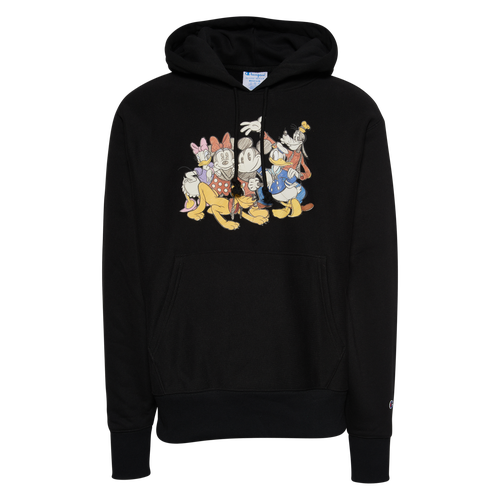 

Champion Mens Champion Reverse Weave Disney Friends Fleece Hoodie - Mens Black/Multi Size M