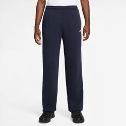 Men's - Nike Club BB Fleece Bungee Pants  - Obsidian/Obsidian/White